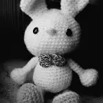 rabbit, amigurumi, snowman, toy, crochet, cotton, hobby, creativity, hand job, black and white, amigurumi, amigurumi, amigurumi, amigurumi, amigurumi, crochet