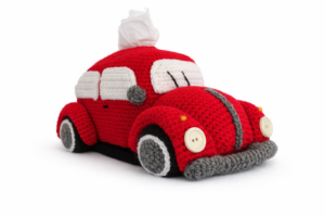 Cerise, la boîte à mouchoirs coccinelle rouge