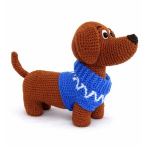 Gaspard, le teckel en pull-over