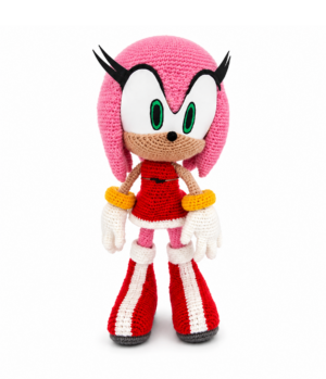 Mina, le hérisson rose au crochet