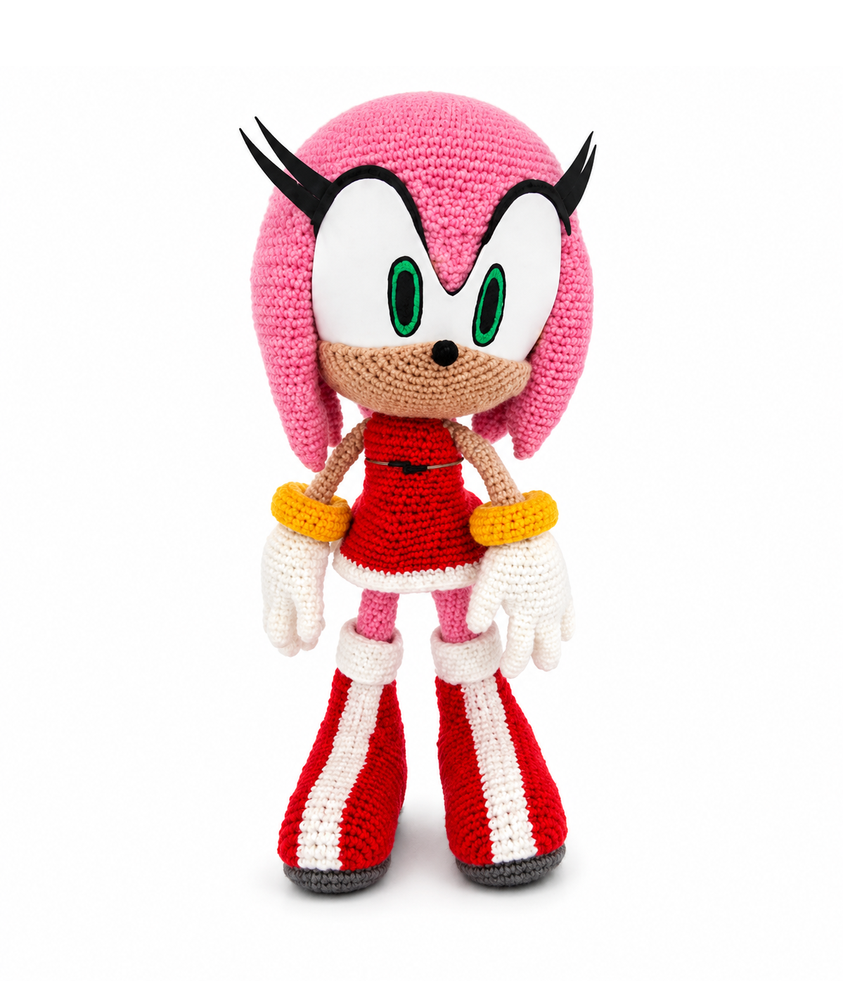 Mina, le hérisson rose au crochet