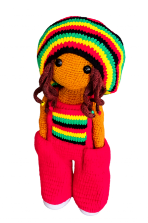 Sunny, la poupée reggae au crochet