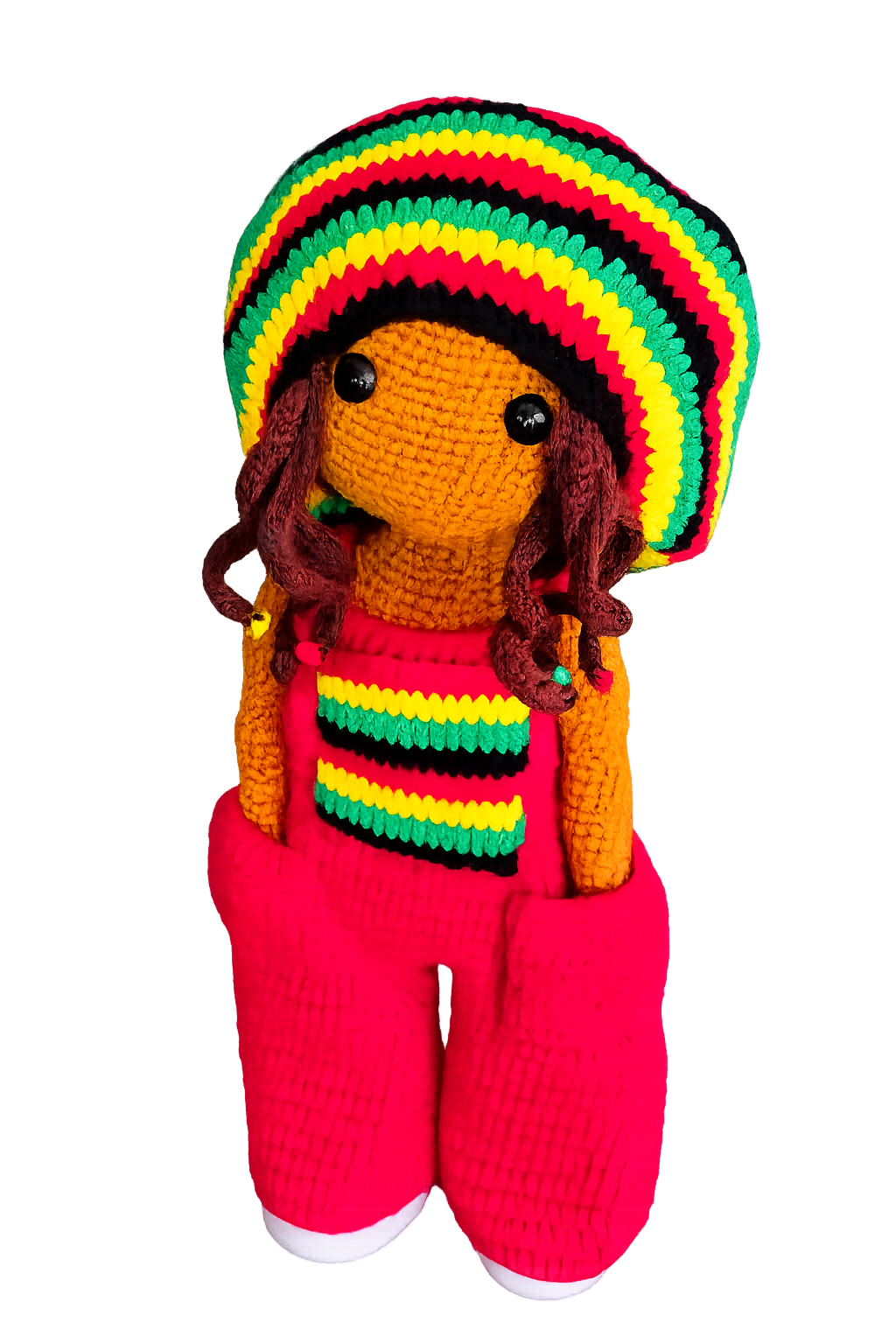 Sunny, la poupée reggae au crochet