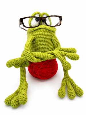 Grenouille porte lunette et télécommande