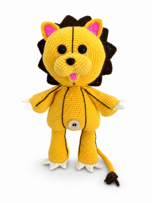 Léo, le lion au crochet